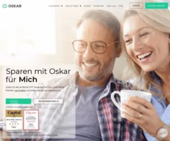Oskar.de(Der einfache ETF Sparplan f) Screenshot