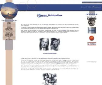 Oskarschindler.com(The Oscar Schindler Story) Screenshot