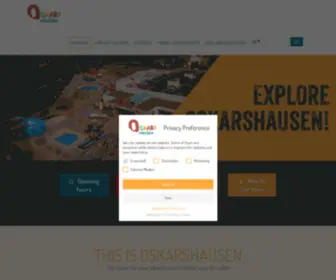 Oskarshausen.de(Dein Freizeitpark in Freital bei Dresden in Sachsen) Screenshot