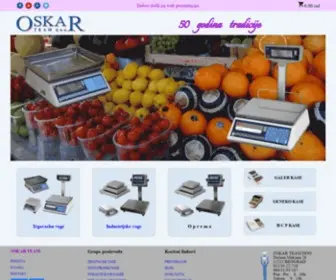 Oskarvaga.com(Digitalna trgovacka vaga) Screenshot