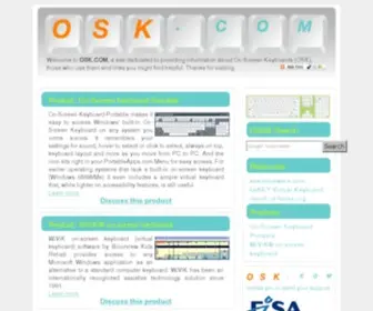 OSK.com(On Screen Keyboards) Screenshot