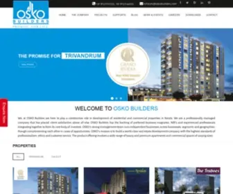 Oskobuilders.com(Builders In Trivandrum) Screenshot