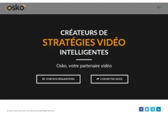 Oskoproduction.com(Accueil) Screenshot