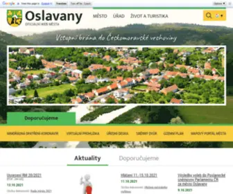 Oslavany-Mesto.cz(Oslavany Mesto) Screenshot