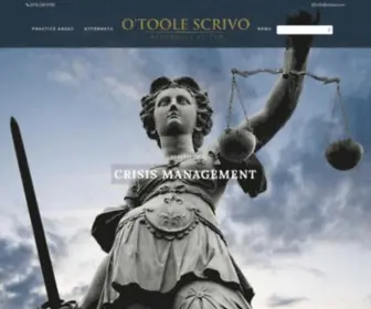 Oslaw.com(O'Toole Scrivo) Screenshot