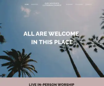 Oslchurch.org(Our Saviours Lutheran Church) Screenshot