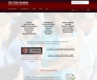 Osler.org(The Osler Institute) Screenshot