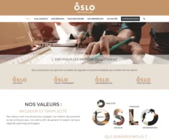 Oslo.fr(OSLO est un éditeur leader de logiciels métier en SAAS verticalisés) Screenshot