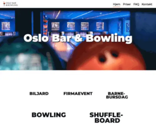 Oslobowling.no(Oslo Bar & Bowling) Screenshot