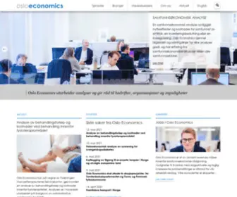 Osloeconomics.no(Oslo Economics) Screenshot