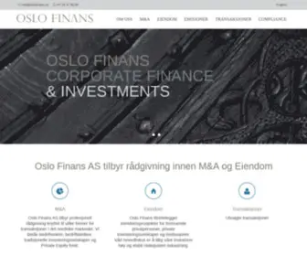 Oslofinans.no(Oslo Finans) Screenshot