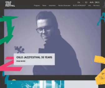 Oslojazz.com(The Oslo Jazz Festival) Screenshot