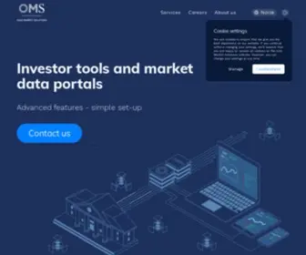 Oslomarketsolutions.no(Investor tools and market data portals / Advanced features) Screenshot