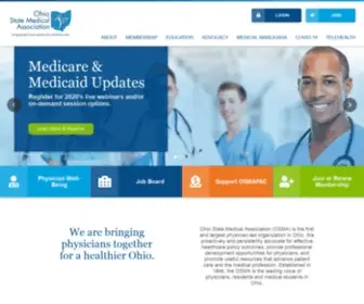 Osma.org(Ohio State Medical Association) Screenshot