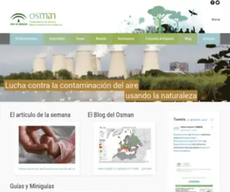 Osman.es(El Observatorio de Salud y Medio Ambiente de Andalucía (OSMAN)) Screenshot
