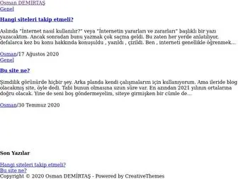 Osmandemirtas.com.tr(Osman DEMİRTAŞ) Screenshot