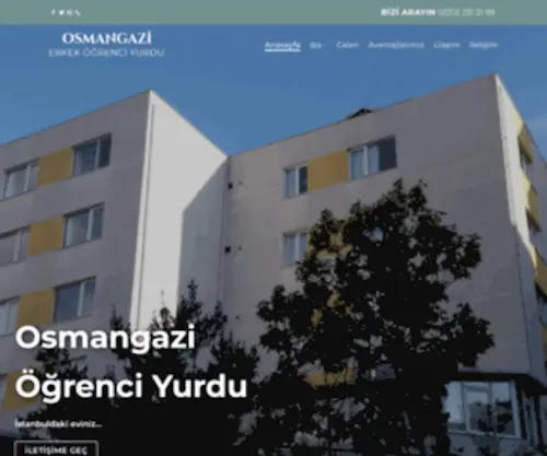 Osmangaziogrenciyurdu.com(Osmangazi Öğrenci Yurdu) Screenshot