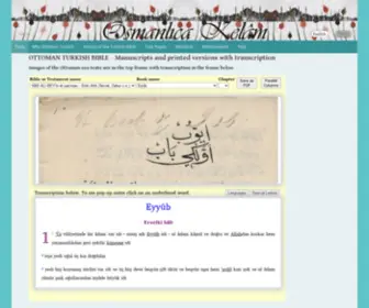 Osmanlicakelam.net(Osmanlı Dönemi KİTAB) Screenshot