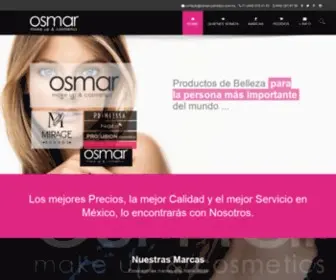 Osmarcosmetics.com.mx(OSMAR COSMETICS) Screenshot