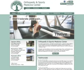 OSMCG.com(Orthopedic) Screenshot