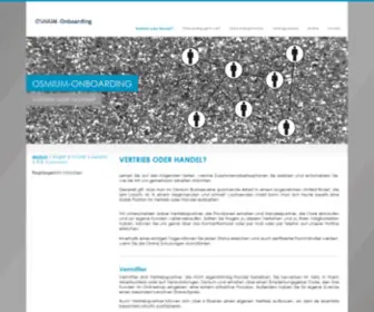 Osmium-Onboarding.com(Vertrieb oder Handel) Screenshot