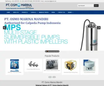 Osmomarina.com(Solusi Kebutuhan Pompa Industri) Screenshot