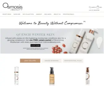 Osmosisskincare.com(Osmosis Beauty) Screenshot