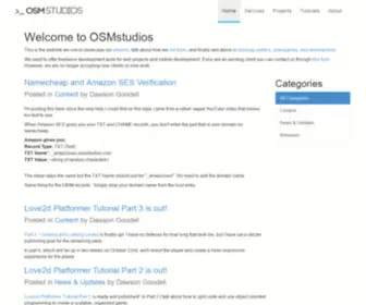 Osmstudios.com(OSMstudios \ Home) Screenshot