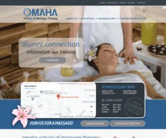 OSMT.com(Omaha School of Massage Therapy) Screenshot