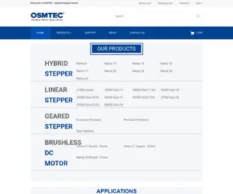 Osmtec.com(Step Motor) Screenshot