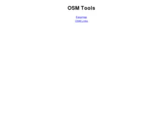 Osmtools.de(OpenStreetMap Tools) Screenshot