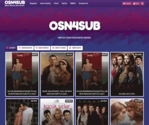 OSN4Sub.com(Watch All Turkish Series With English Subtitle) Screenshot