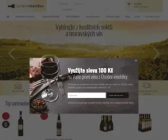 Osobnivinoteka.cz(Osobní vinotéka) Screenshot