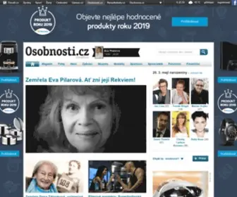 Osobnosti.cz(Celebrity, filmy, fankluby) Screenshot