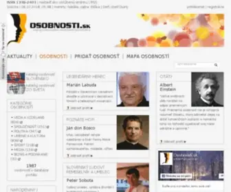 Osobnosti.sk(Najvýznamnejšie osobnosti Slovenska) Screenshot