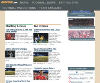 Osoccer.com(Football tips) Screenshot