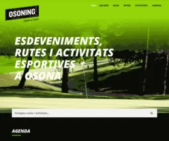 Osoning.com(Osona & Esport a l'aire lliure) Screenshot