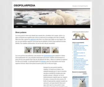 Osopolarpedia.com(Osos polares) Screenshot