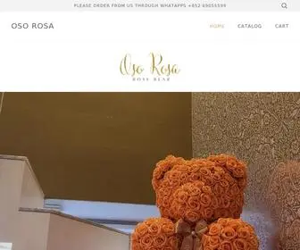 Osorosa.com(Oso Rosa) Screenshot