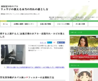 Osouji-House.net(掃除屋10年のプロ「リュウジ」が教える本当の汚れの落とし方) Screenshot