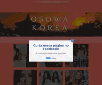 Osowakorea.com(Tudo sobre a Coreia do Sul) Screenshot