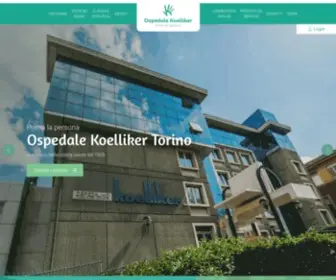 OSP-Koelliker.it(Ospedale convenzionato SSN Torino) Screenshot