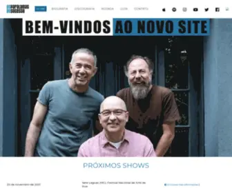 Osparalamas.com.br(Site Oficial da Banda Paralamas do Sucesso) Screenshot