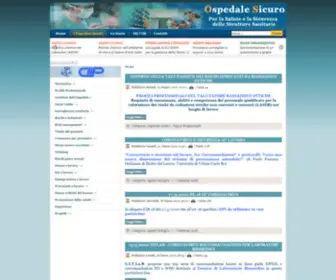 Ospedalesicuro.eu(Ospedalesicuro) Screenshot