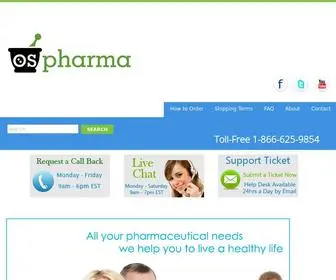 Ospharma.com(Pharmacy) Screenshot