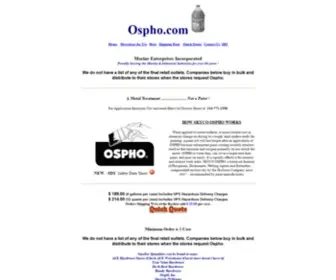 Ospho.com(Ospho Rust Treatment) Screenshot