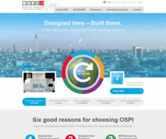 Ospi-Network.com(OCTANORM Service Partner International) Screenshot