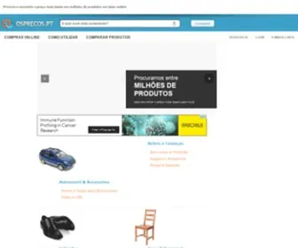 Osprecos.pt(O site de comparação de preços de lojas on) Screenshot