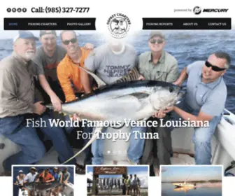 Ospreycharters.net(Venice LA Tuna Fishing Charters) Screenshot