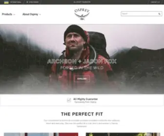 Ospreyeurope.com(Osprey Europe) Screenshot